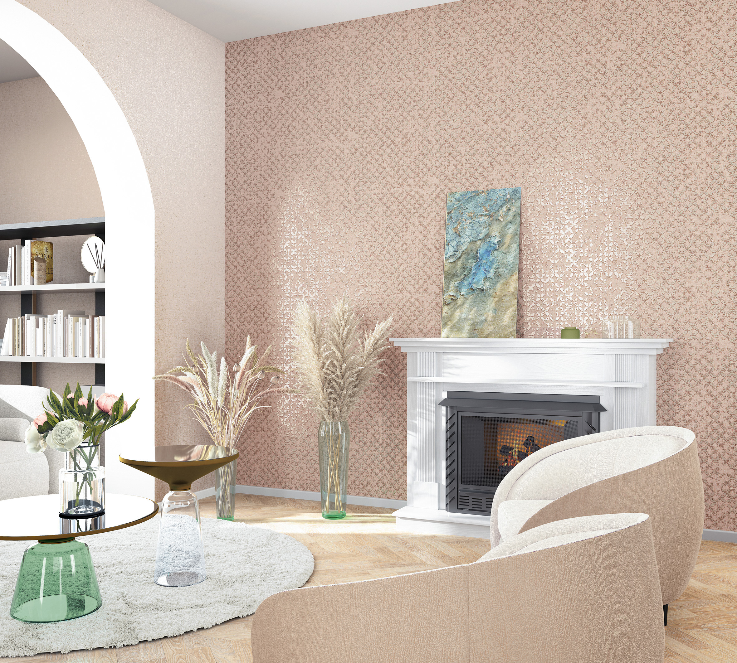 35120 Wallpaper City Romance - Image 4