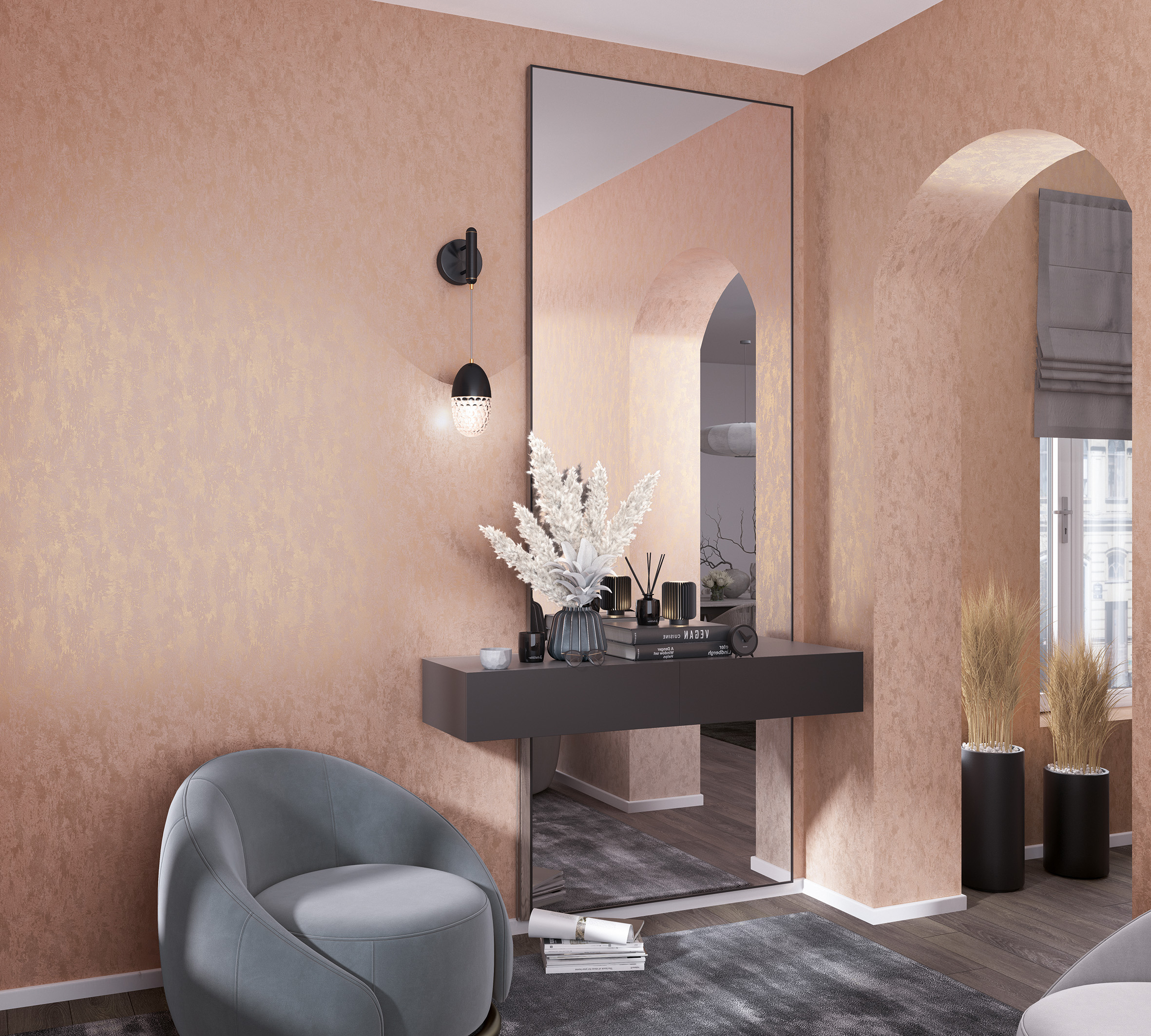 35129 Wallpaper City Romance - Image 4